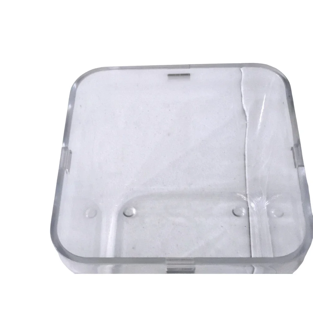 Kitchen Safe Time Locking Container Clear White Square Digital Timer Canister
